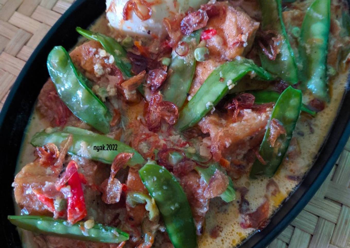 Sambal Goreng Tahu Kapri Telur
