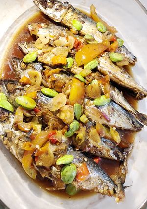 Foto resep Ikan Pindang Oseng Pete