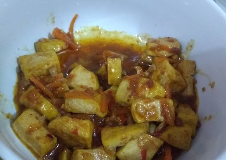 Tahu sambel goreng terasi kecap