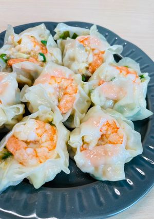 A picture of Shrimp Shumai | Superheated Steam Oven Microwave.