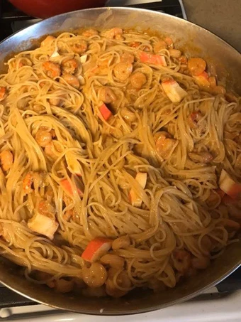 Easy Steps to Prepare Cajun Seafood Pasta the So Delicious You can take Joss in your mouth