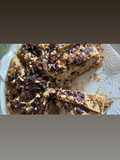 Torta con pere noci e cioccolato fondente (senza uova e latte)