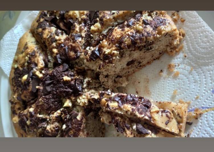 Simple Way to Make Quick Torta con pere noci e cioccolato fondente (senza uova e latte)