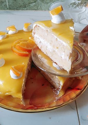 صورة لوصفة كيكة البرتقال المنعشة 🍊