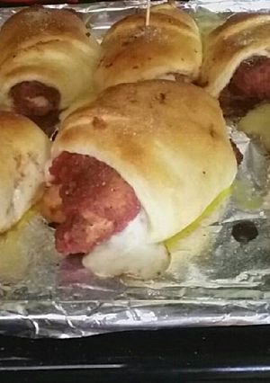 A picture of Chicken Parmesan.