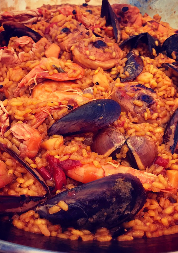 Una foto de Arroz con sabor a playa 🏖- spanish chiringuito 😜