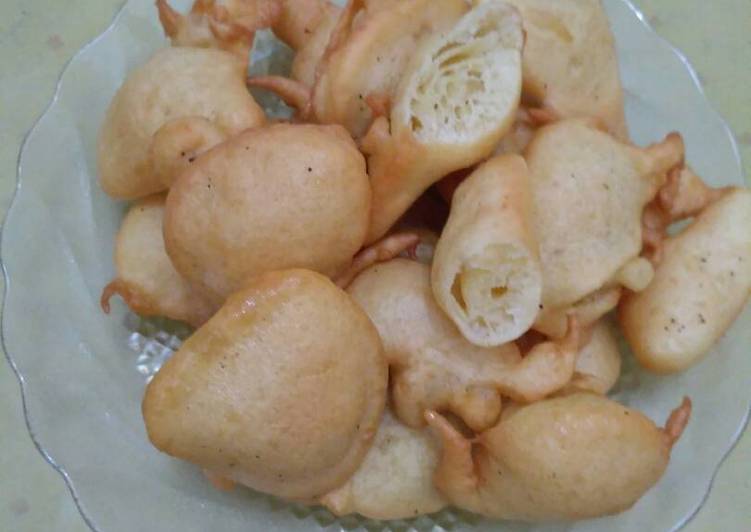 Cara Membuat Kue  Goreng  masakan mama mudah 