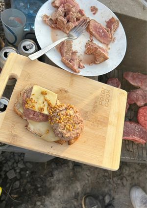 Una foto de Hamburguesa Casera