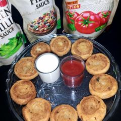 A picture of Pin wheels samosa.