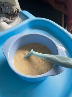 Foto resep MPASI 6 bulan (Bubur Nasi tim ayam wortel)