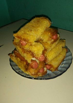 Una foto de Salchichita envuelta diferentes!!!!