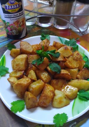 A picture of Crispy potato chat.