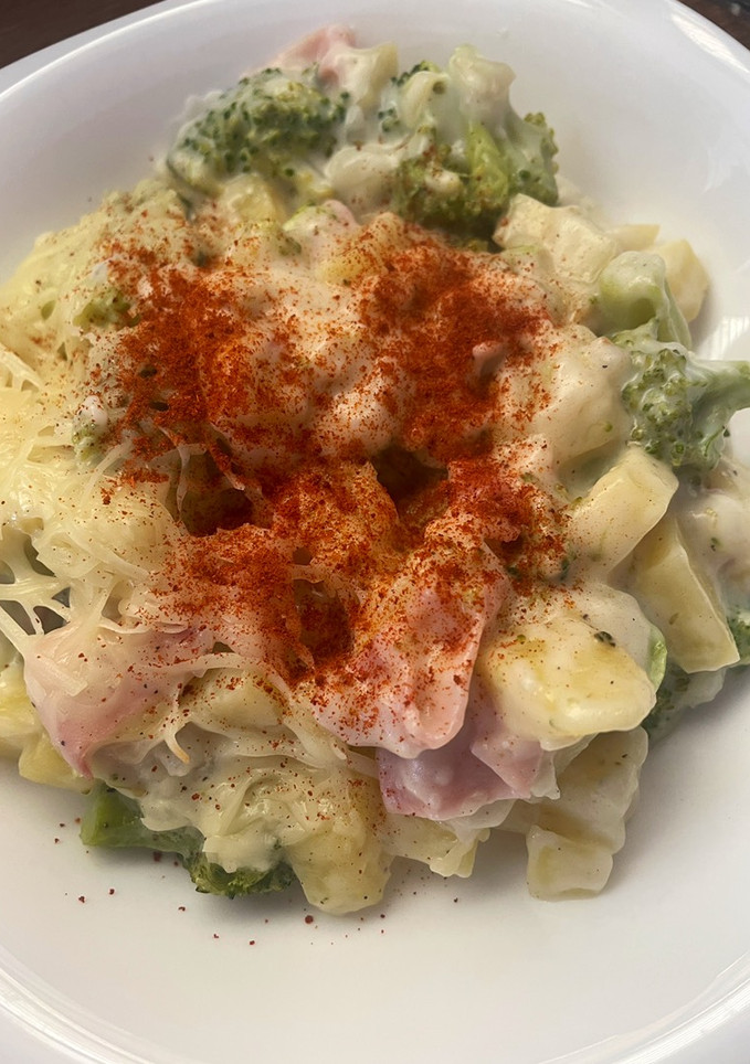 Una foto de Brócoli con patata y bechamel