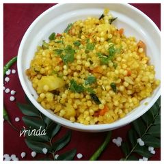 A picture of Farali Saboodana Pulav.
