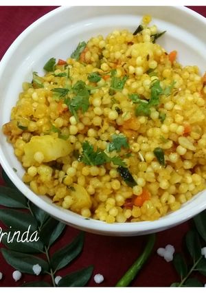 A picture of Farali Saboodana Pulav.