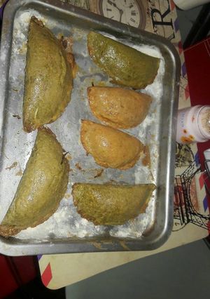 Una foto de Empanadas de batata y espinacas 😋😋
