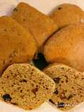 85. 🍞 Panecillos de Jerez dulce y uvas pasas en panificadora 🍇