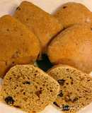 85. 🍞 Panecillos de Jerez dulce y uvas pasas en panificadora 🍇