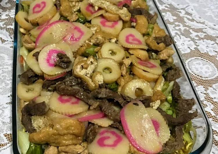 Yaksoba Japonês com Kitsune Udon - Tudogosreceitas