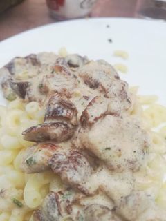 Une photo de Sauce crème rapide aux champignons