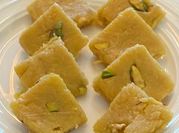 A picture of besan khoya barfi