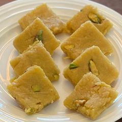 A picture of Holi special/ 7 cup barfi.