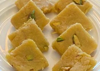 The New Way Cooking Recipe Holi special 7 cup barfi Delicious Steady