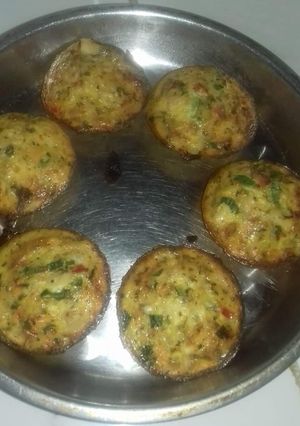 Una foto de Muffins de pechuga de pollo