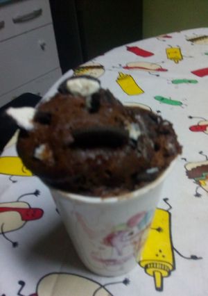 Una foto de Queque en taza o en microondas