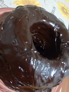 Una foto de Bundt cake extra chocolate con thermomix
