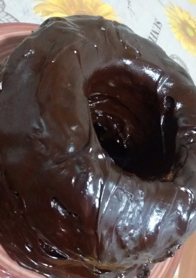 Una foto de Bundt cake extra chocolate con thermomix