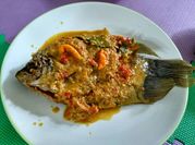 Gambar gurami bumbu kuning