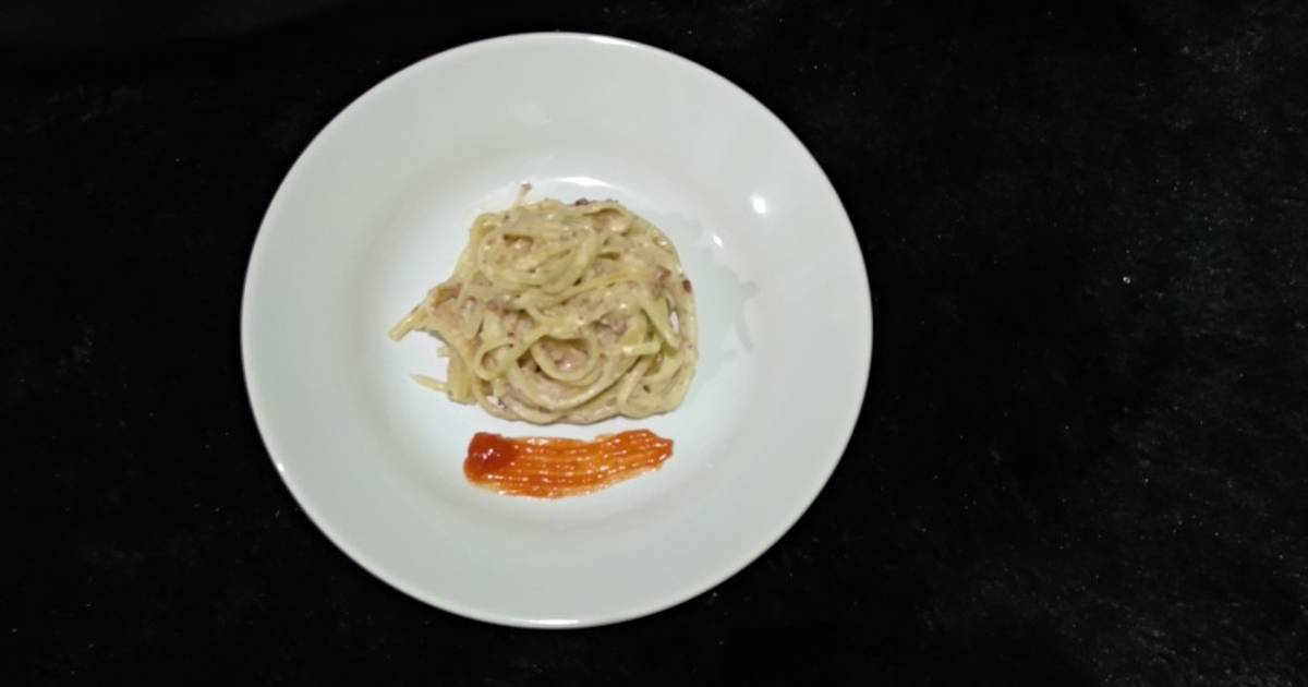 Resep Creamy Fettucini Carbonara oleh Pemuja Mejikom - Cookpad