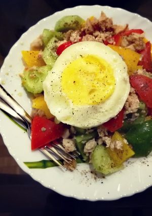 রেইনবো স্যালাড(Rainbow Salad recipe in Bengali) রেসিপির প্রধান ছবি