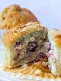 Muffins de bayas rojas