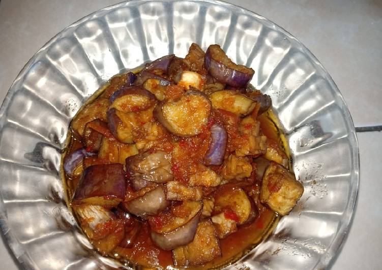 Balado Terong Pedas Manis