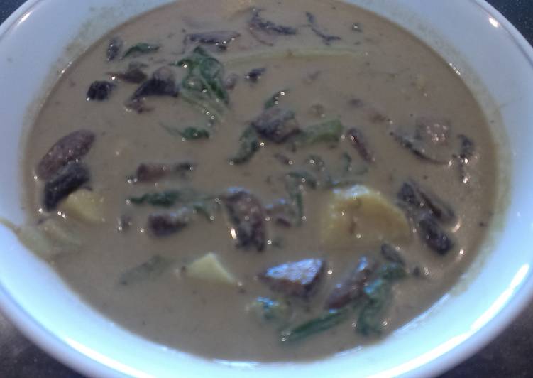 Veg Thai Green Curry with BokChoy