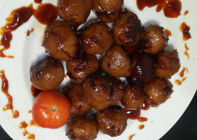 Bagaimana Membuat Bakso Bakar, Menggugah Selera