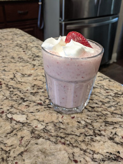 A picture of Strawberry Banana Smoothie.