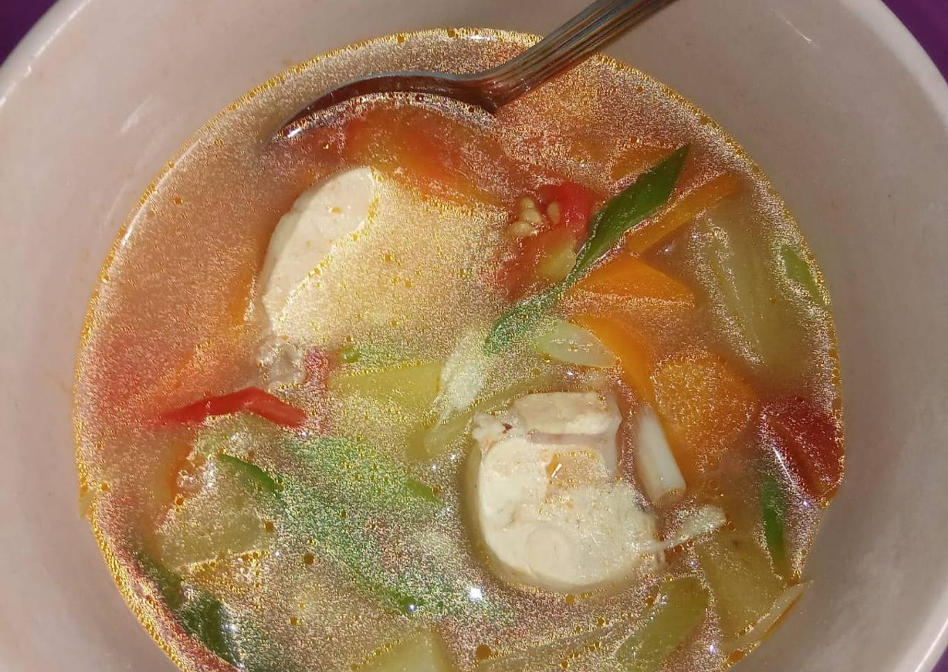 Sop Tomat Ayam kampung
