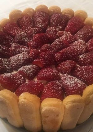 Φωτογραφία της συνταγής Σαρλότ (τούρτα) με φράουλες