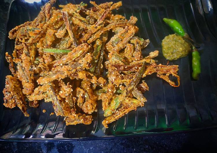 Steps to Make Any-night-of-the-week Kurkuri Bhindi