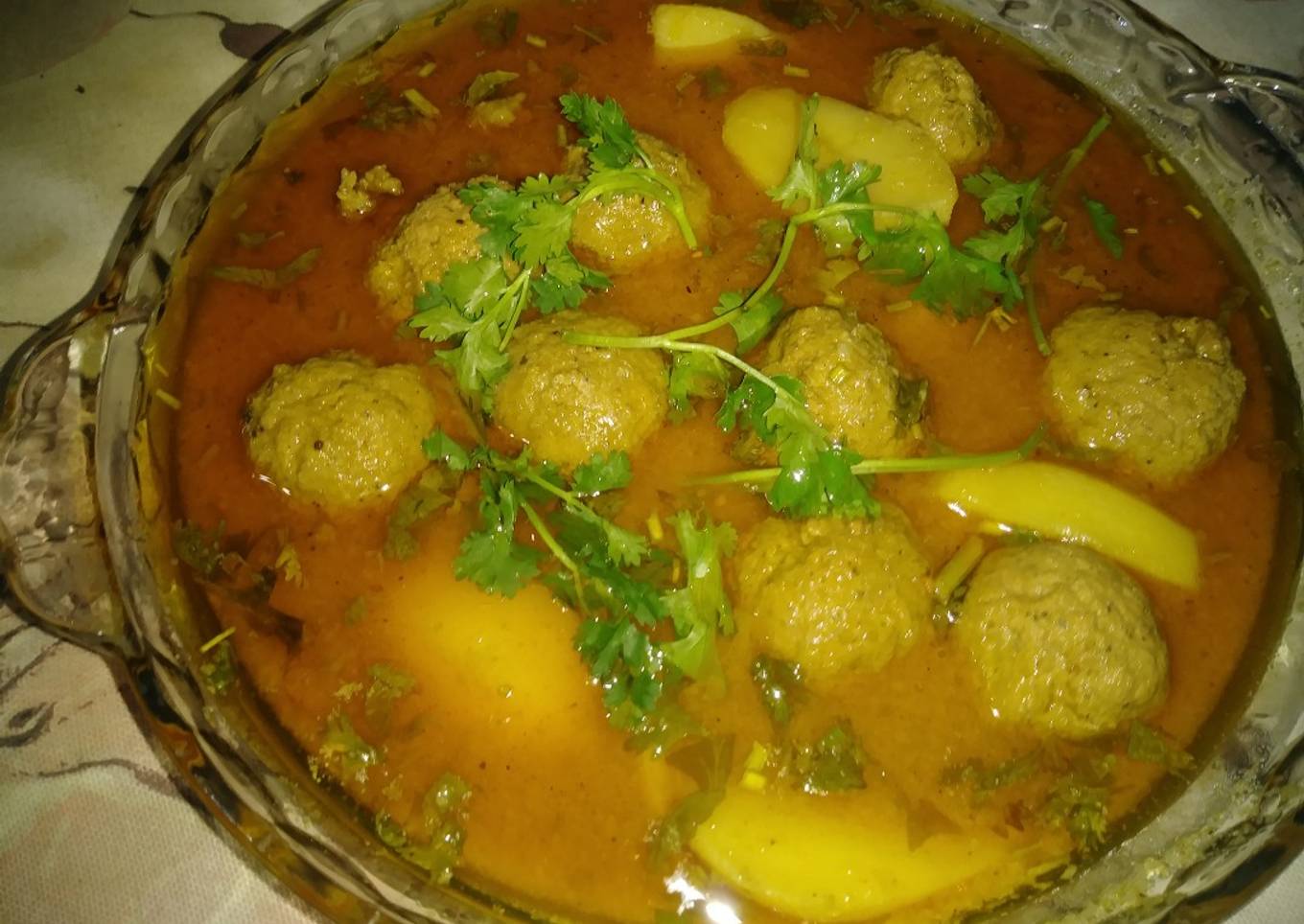 Indian aloo koftey