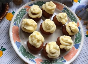 Una foto de Mini muffins rellenos de mermelada