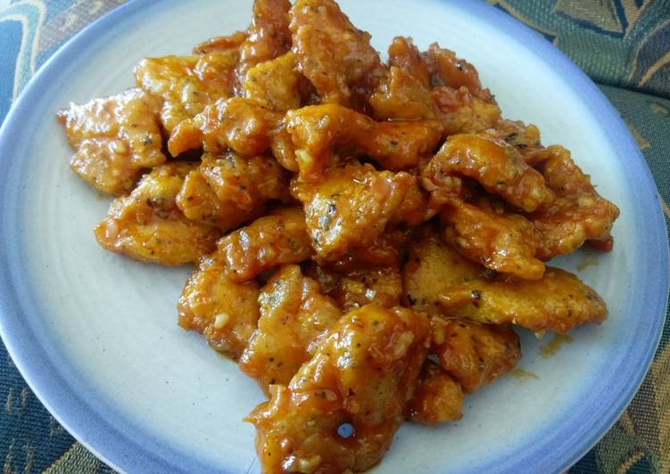 Ayam fillet pedas manis