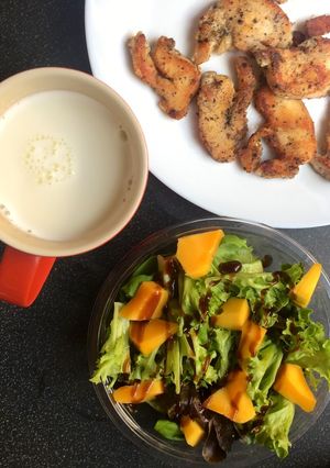Foto resep Roasted Chicken with Fresh Salad