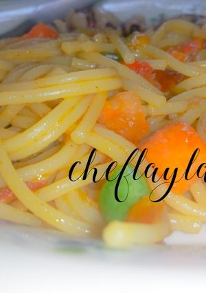 A picture of Spaghetti.