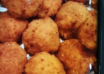 Fast Cooking Methods Fried Macaroni and cheese balls Delicious and Healthy