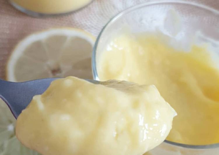 Crème dessert citron