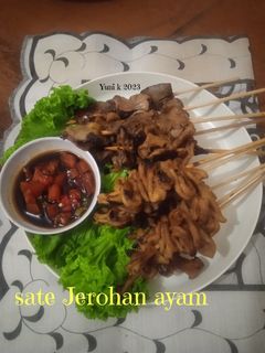Foto resep Sate jerohan ayam
